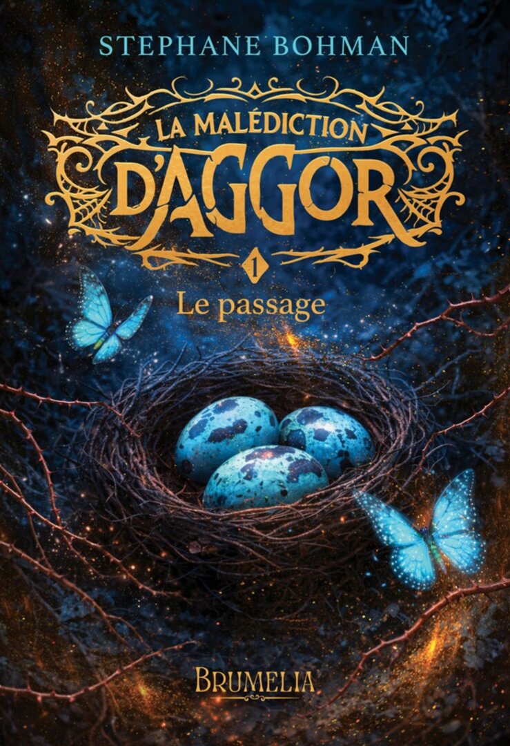 Stephane Bohman et son livre la malediction d'Aggor - Tome 1