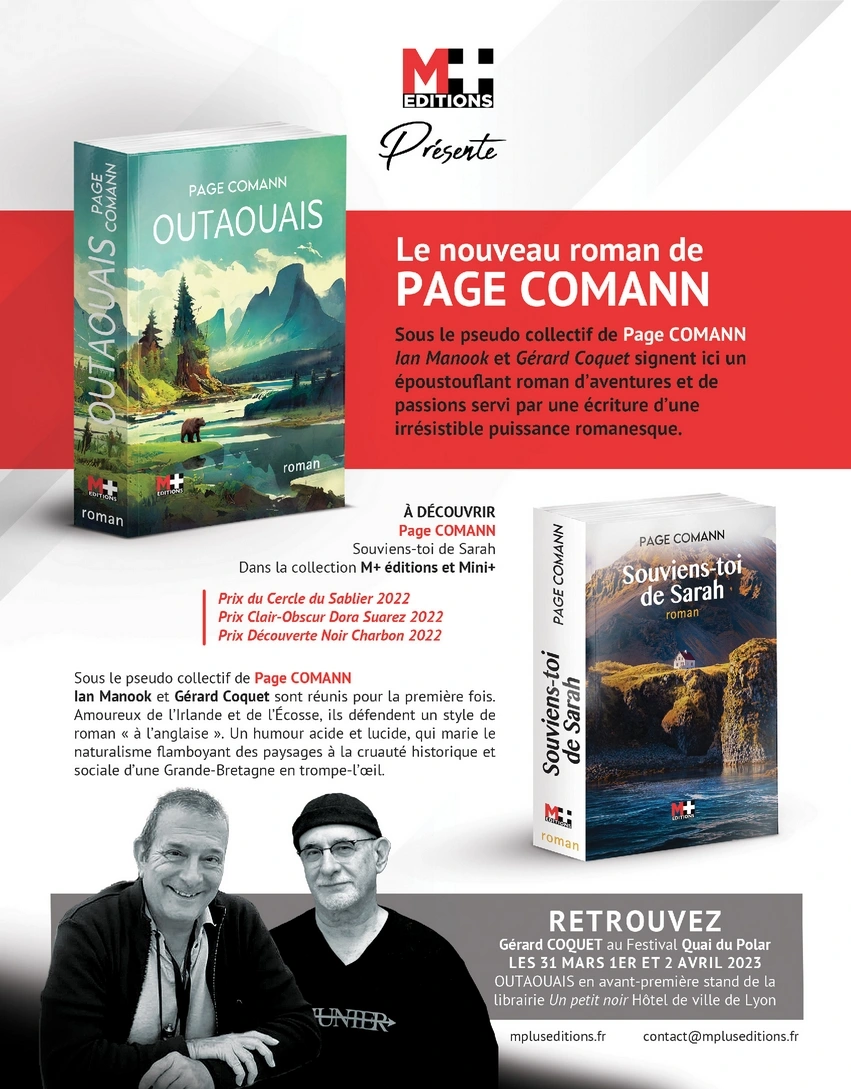 Page COMANN : Gérard Coquet et Ian Manook-Pub