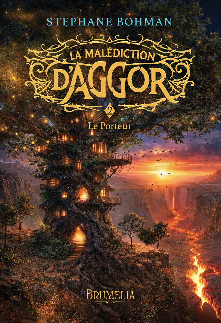 Stephane Bohman et son livre la malediction d'Aggor - Tome 2